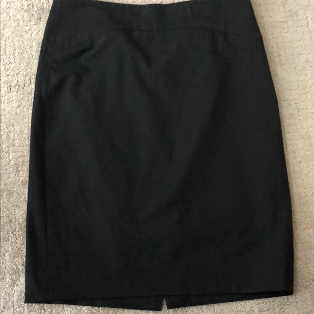 Black pencil skirt